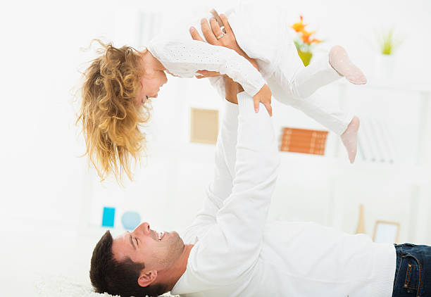istock Father and Daughter Fun At Home. 187392675