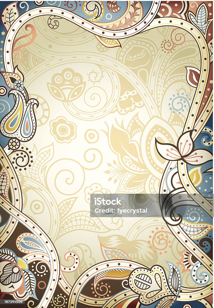 Abstract Frame Wallpaper Abstract Floral Frame Background Stock Illustration - Download Image ...