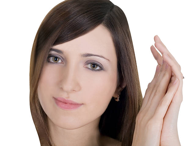 istock Lovely young woman portrait. 187394906