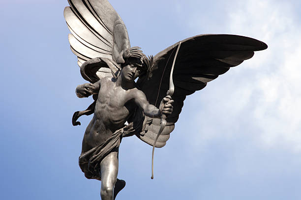 Statue of Eros stock photo