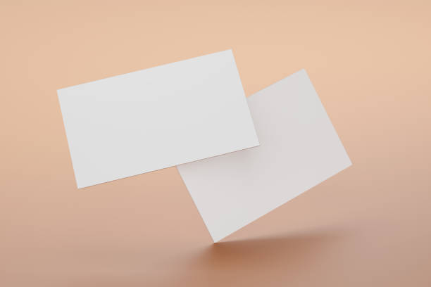 istock Modern business card mockup template - 3D Illustration 1874094313