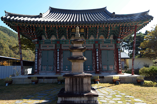 Old Buddhist Temple of ingaks, South korea