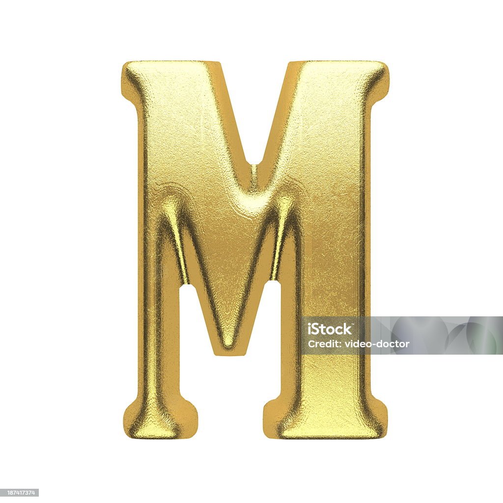 isolated golden figure Abstract Stock Photo