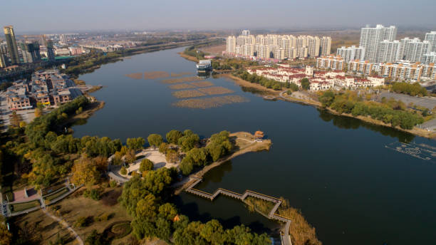 istock architectural landscape of small cities in North China 1874203793