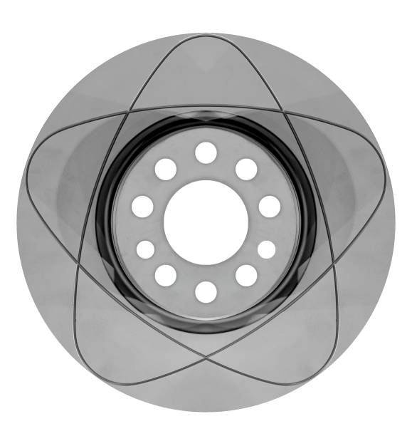 istock Car brake disc isolated on white background with clipping path 1874217768