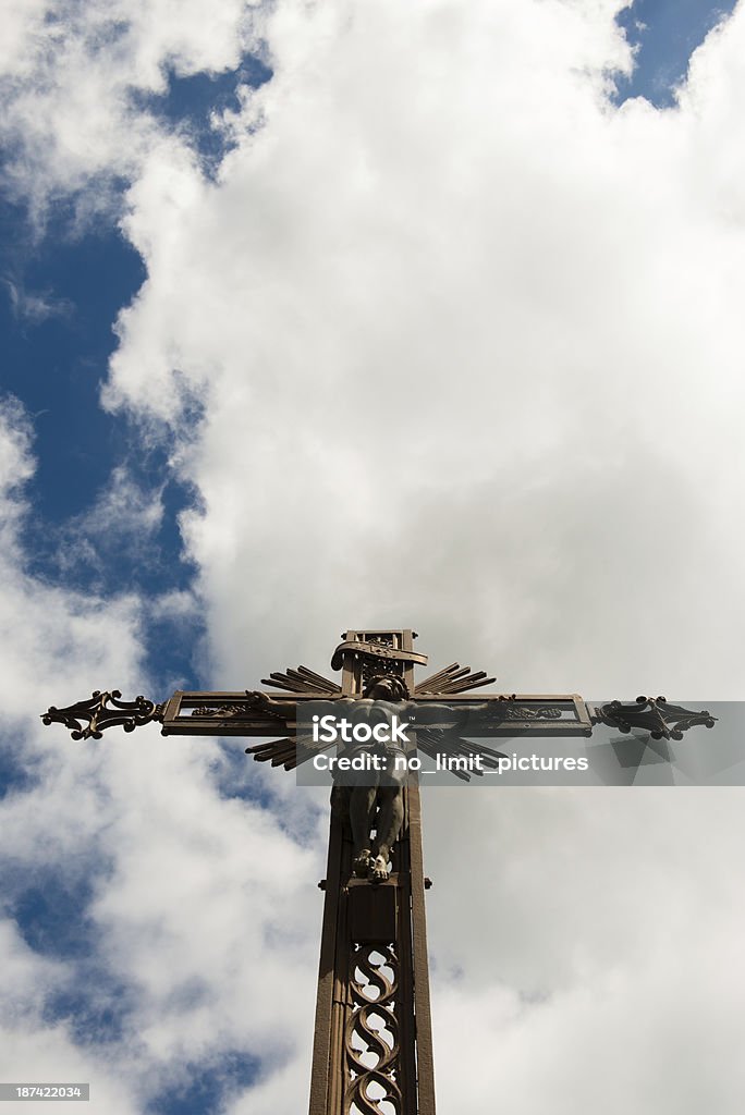 Crucifixo - Foto de stock de Azul royalty-free