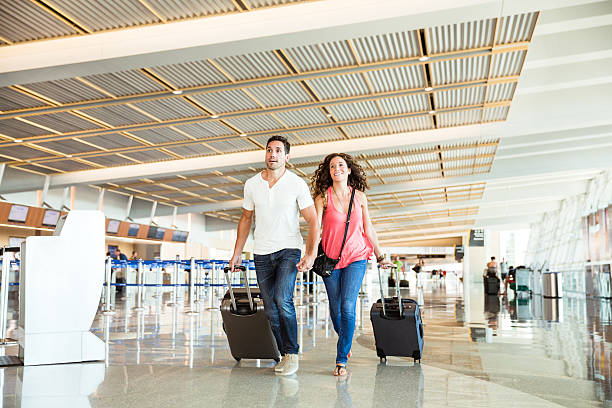 istock They don't want to miss their flight 187422917