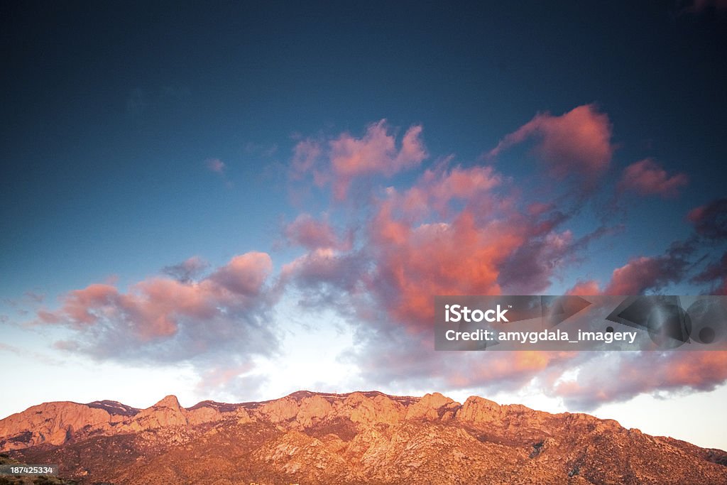 Pôr do sol paisagem - Foto de stock de Albuquerque - Novo México royalty-free