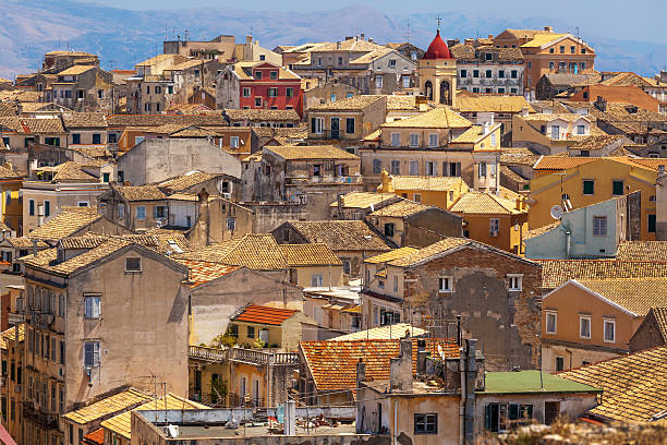 istock View from castle to Corfu-Town 187426301