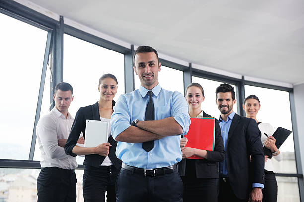 istock business people in a meeting at office 187429277