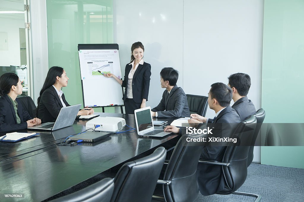 Business people having meeting 20-24 Years Stock Photo