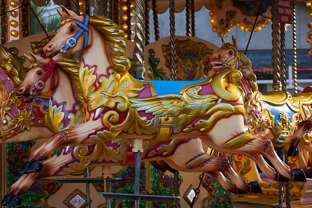 istock Carrousel or Merry-go-round Galloping Horses 187429701