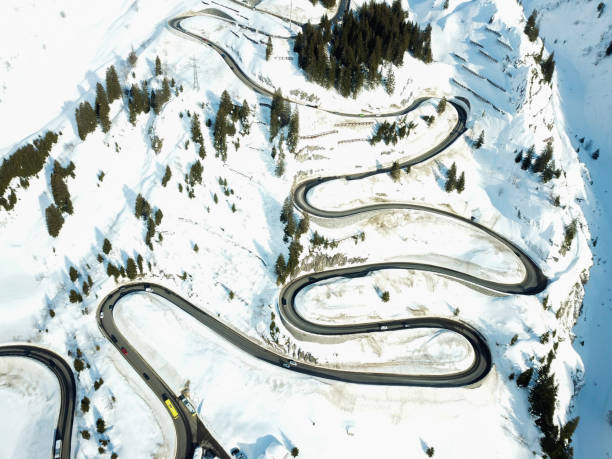 istock Street on Arlberg Austria in Winter 1874309204