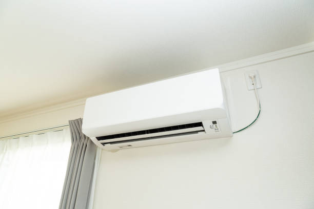istock Air conditioner installed in the room. 1874311782