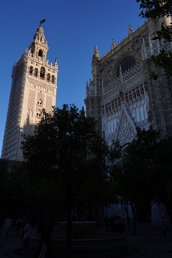 Seville Cathedral by day, Giralda Tower