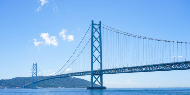istock Akashi Kaikyo Bridge seen from Azur Maiko (Maiko East Seaside Green Space) 1874337949