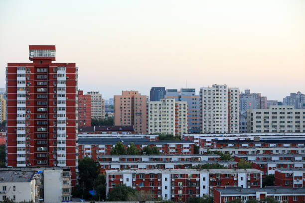 Beijing city scenery, aerial photos