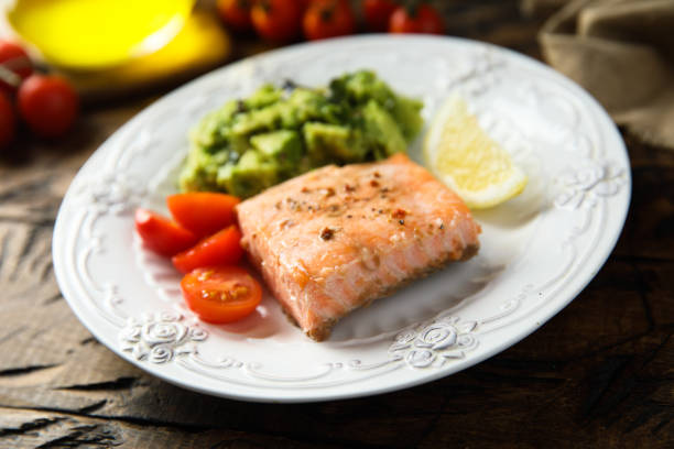 istock Baked salmon fillet 1874383358