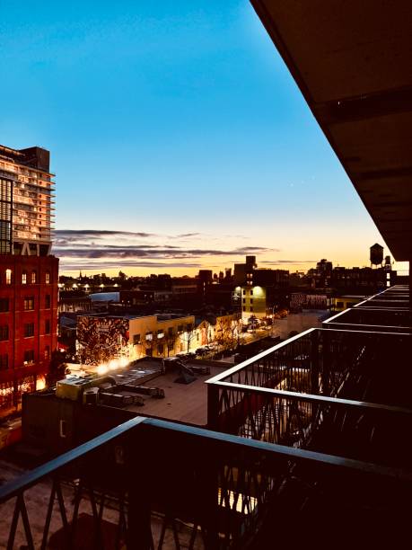 istock Williamsburg, Brooklyn - balcony sunrise 1874385494