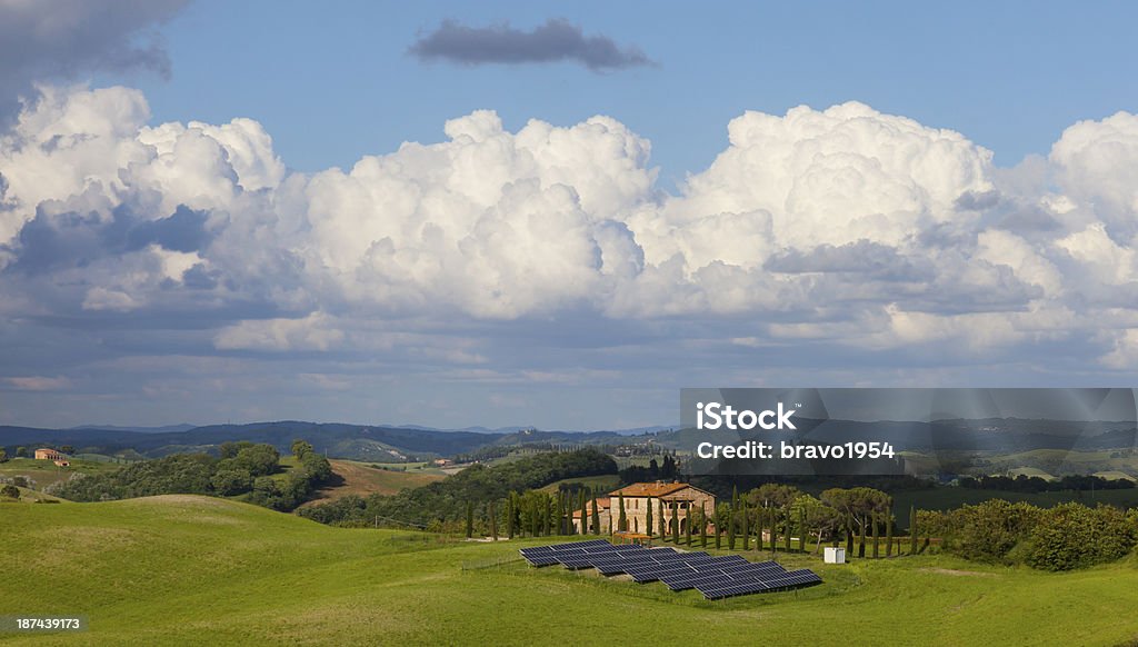 Тоскана - Стоковые фото Солнечная батарея роялти-фри