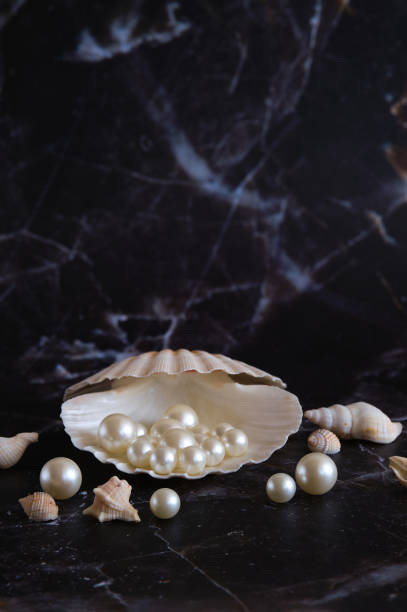 istock a few pearls in a sea shell 1874405413
