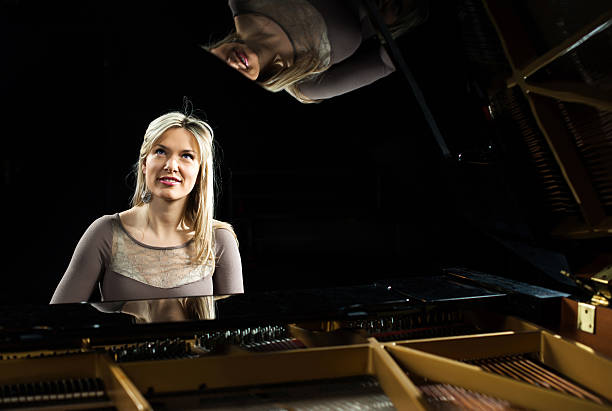istock Female pianist. 187441195
