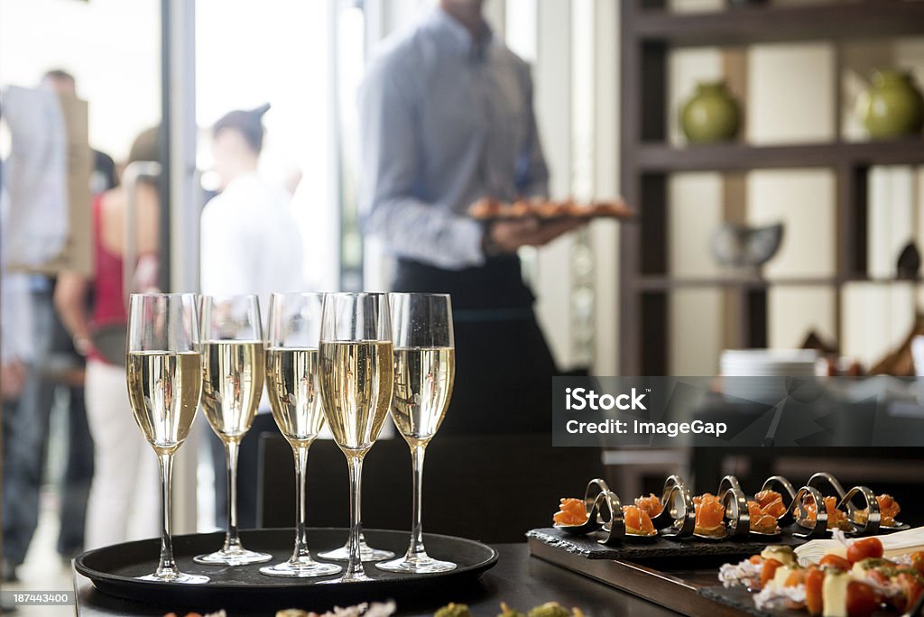 ReceptionDrinks - Foto de stock de Canapé royalty-free