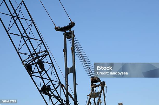 Foto de Guindaste De Detalhes e mais fotos de stock de Cabo de Aço - Cabo de Aço, Fotografia - Imagem, Guindaste - Maquinaria de Construção