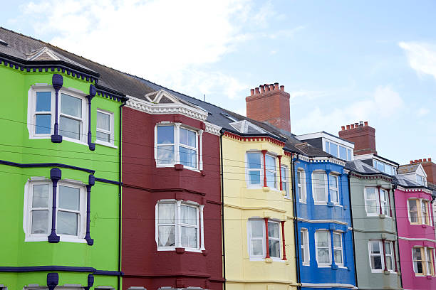 istock Colourful terraced houses 187444171