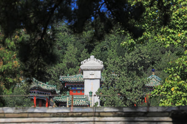 istock Ancient Chinese steles in the summer palace in Beijing 1874443757