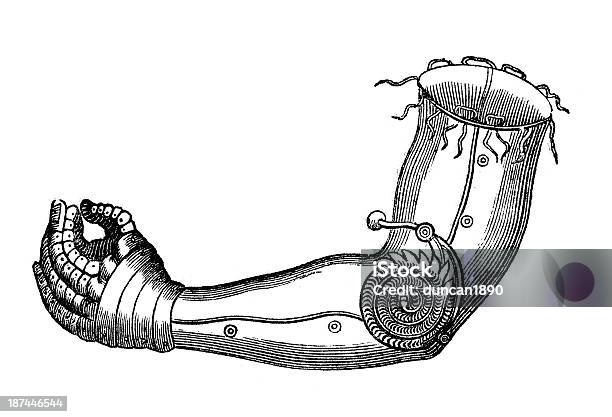 Artificial Arm Stock Illustration - Download Image Now - Prosthetic Equipment, Victorian Style, 19th Century