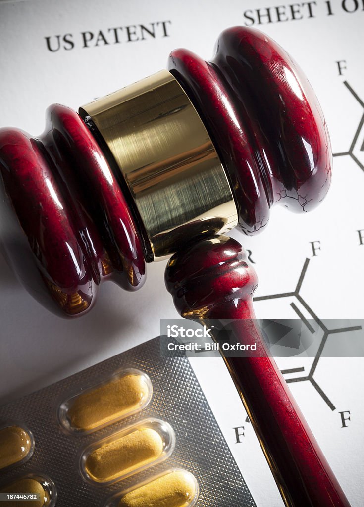 Le droit des brevets-pharmaceutique - Photo de Affaires libre de droits