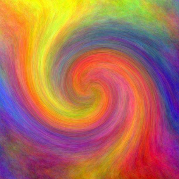 istock Colorful Abstract Background with Swirl shape (color mix) - XXII 187447015