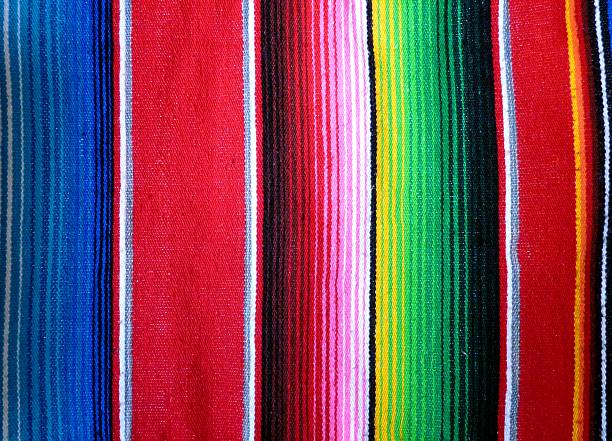 istock Close-up of hand woven poncho background 187448111