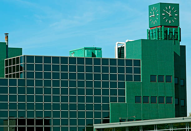 UTRECHT, THE NETHERLANDS, NOVEMBER 2015. View on the modern building of the University of Applied Sciences (Hogeschool  Utrecht) in Utrecht, The Netherlands.
