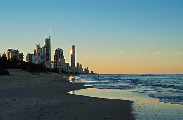 istock Sunset at the Gold Coast 187451485