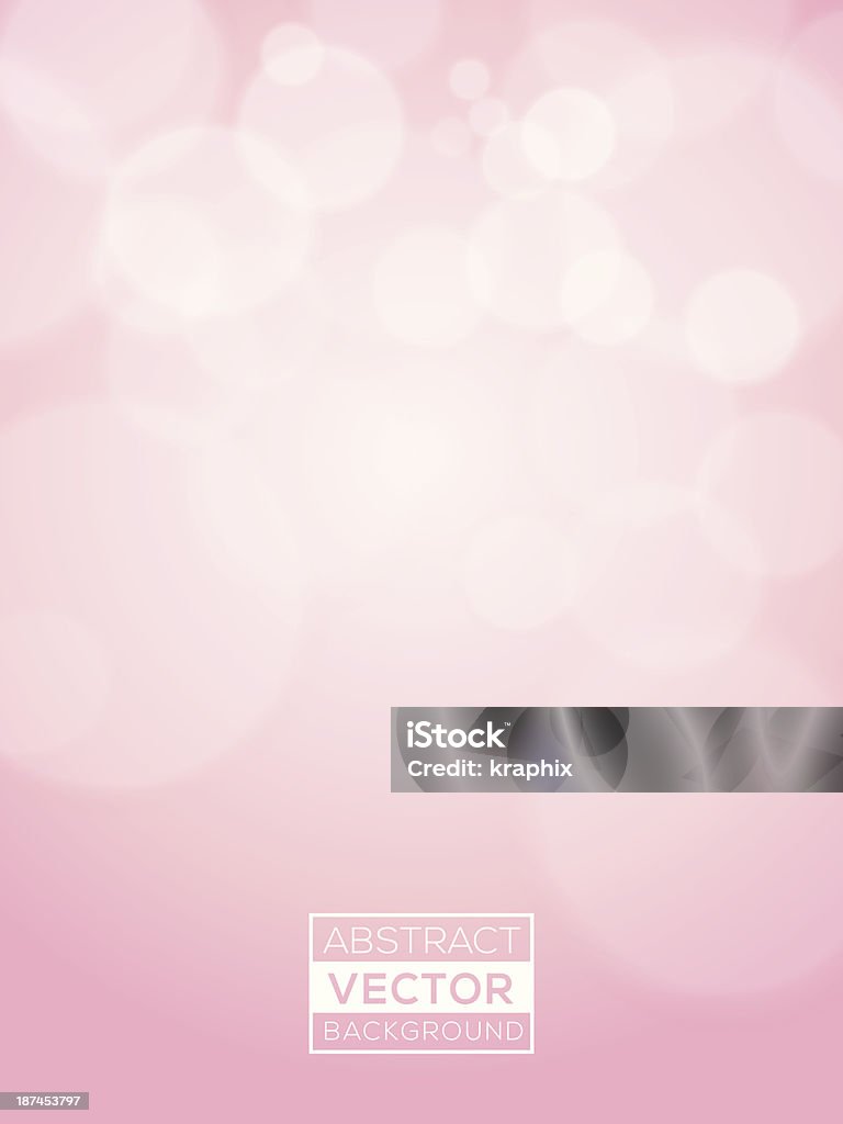 Pink abstract Vector Bokeh Background soft focus Pink Background stock vector