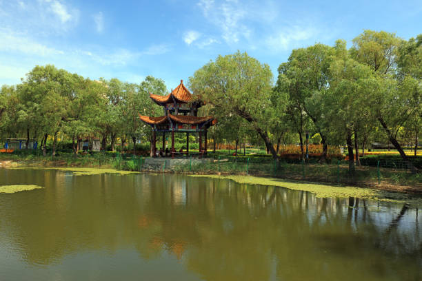 istock Waterfront Pavilion, Luannan County, Hebei Province, China 1874550135