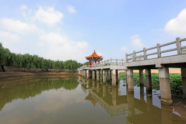 istock Chinese Classical Traditional Architecture in Artificial Lake 1874553881