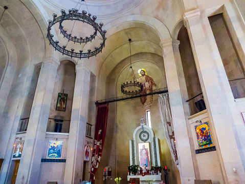 View of the St. Astvatsatsin Kathoghike Church in Yerevan, Armenia