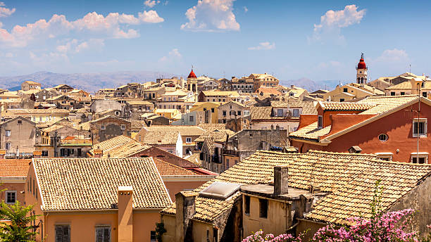 istock View from castle to Corfu-Town 187457279