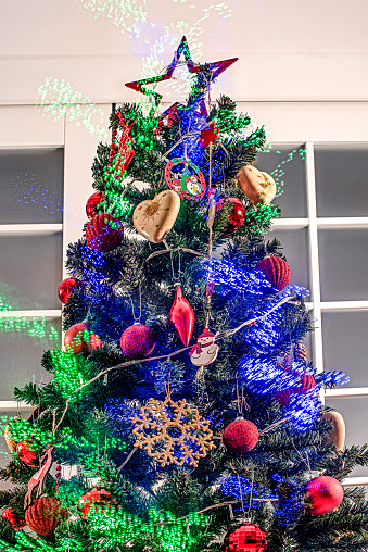 Christmas tree and decor