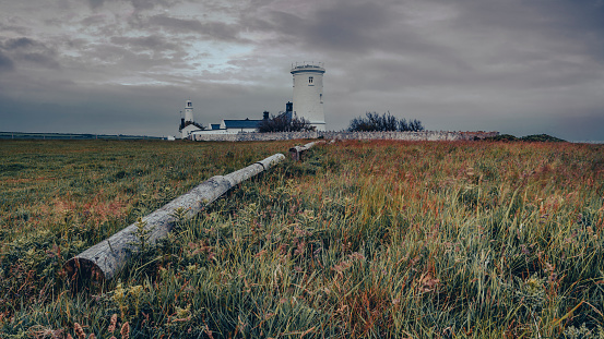 Nash Point Lighthouse, south Wales, UK.