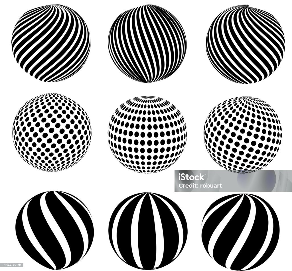 Spotted Vector Sphere Abstract Dotted Sphere Stock Illustration - Download Image Now - Sphere ...