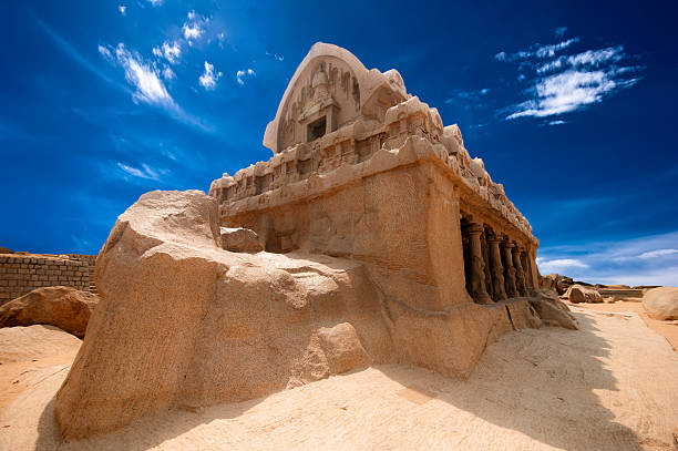 istock Panch Rathas Monolithic Hindu Temple. India 187458710
