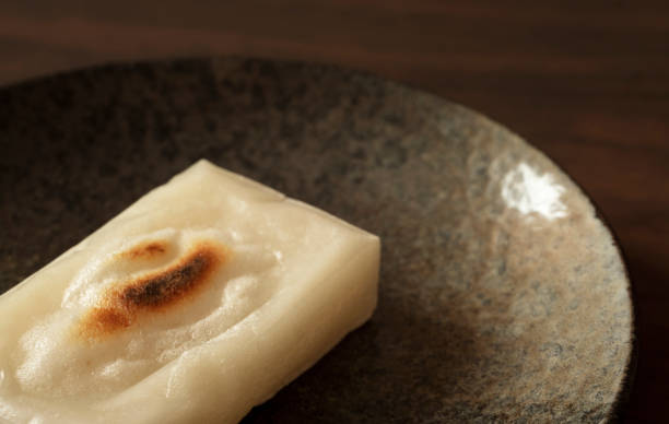 istock toasted rice cake on the plate. 1874604703