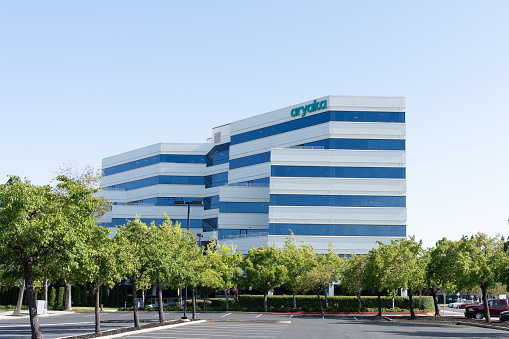 Aryaka headquarters in San Mateo, California, USA - June 7, 2023. Aryaka is a software development company.