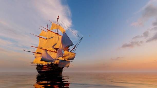 istock Vintage sailboat 1874645786