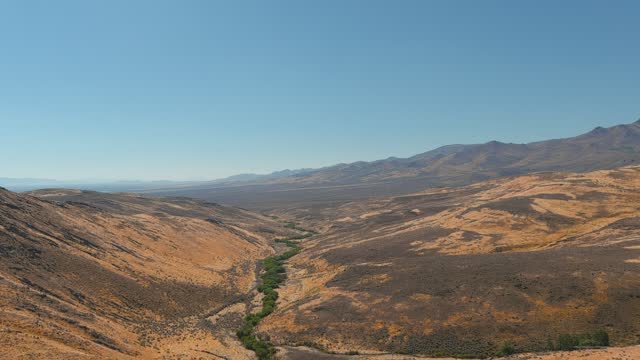 Aerial view of Nevada Desert