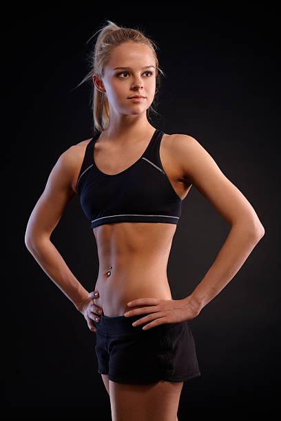 istock Athletic girl in sportswear 187466754